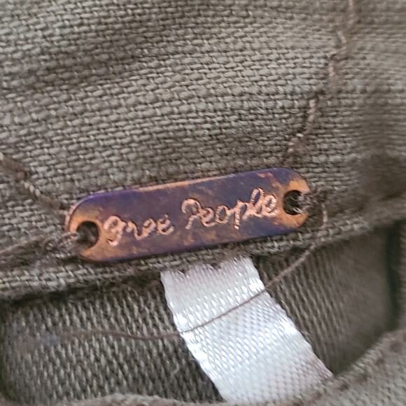 FREE PEOPLE Not Your Brother's Jacket Army Moss Olive Green OB500801 Women's XS - Picture 8 of 12